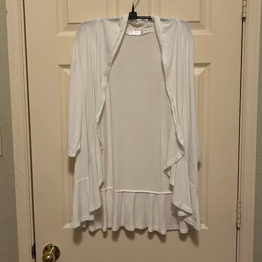 Bluetime cardigan cropped sleeves